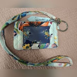 Vera Bradley ID Holder Lanyard NWOT